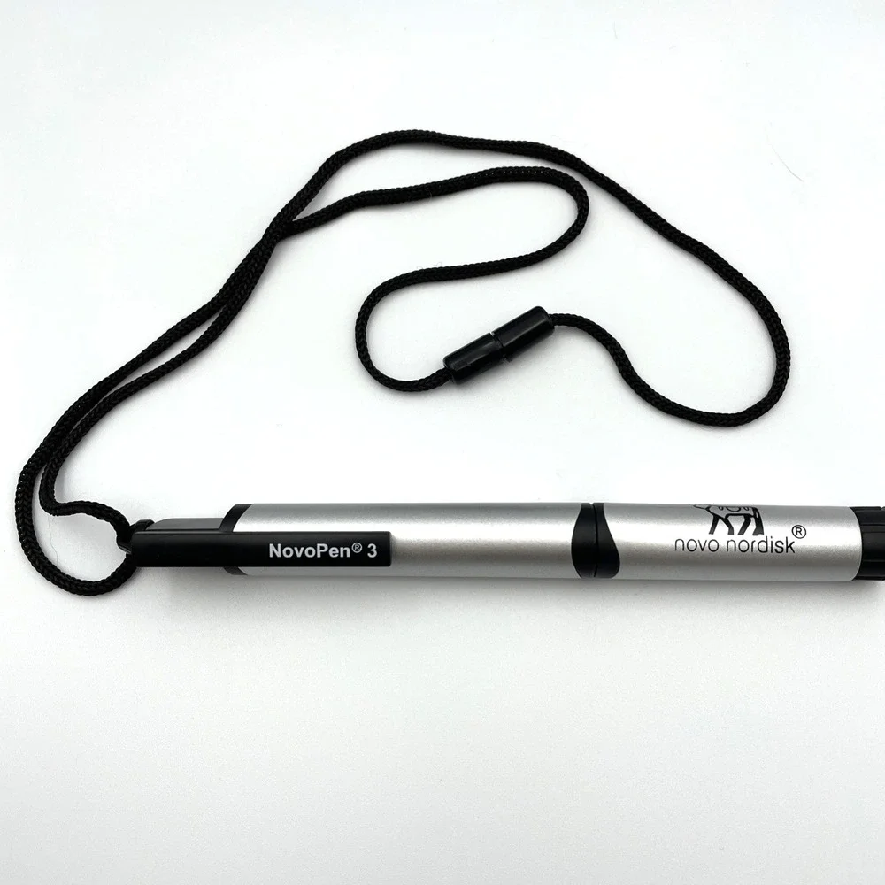 Novo Nordisk NovoPen 3 Drug Rep Pen with Breakaway Lanyard Vintage Pharma Swag